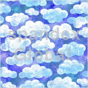 Textured Cloud Print